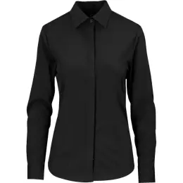 Ladies Long Sleeve Alex Varga Sorrento Shirt Black